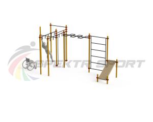 Купить Спортивный комплекс для инвалидов-колясочников WRK-D17_76mm в Верещагине 