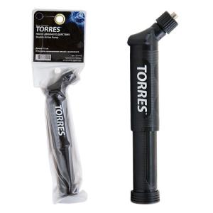 Купить Насос "TORRES" двойного действия, 15 см, пластик, с бок.горлов., игла (7 мм), черный в Верещагине 