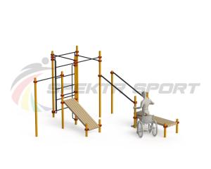 Купить Спортивный комплекс для инвалидов-колясочников WRK-D20_76mm в Верещагине 