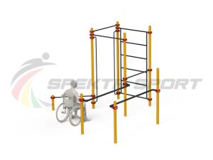 Купить Спортивный комплекс для инвалидов-колясочников WRK-D18_76mm в Верещагине 