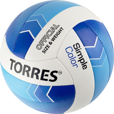 Купить Мяч волейбольный Torres Simple Color любительский р.5 в Верещагине 